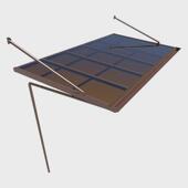 铝合金雨棚家用别墅窗棚耐力板户外遮雨棚屋檐庭院遮阳棚门头雨搭