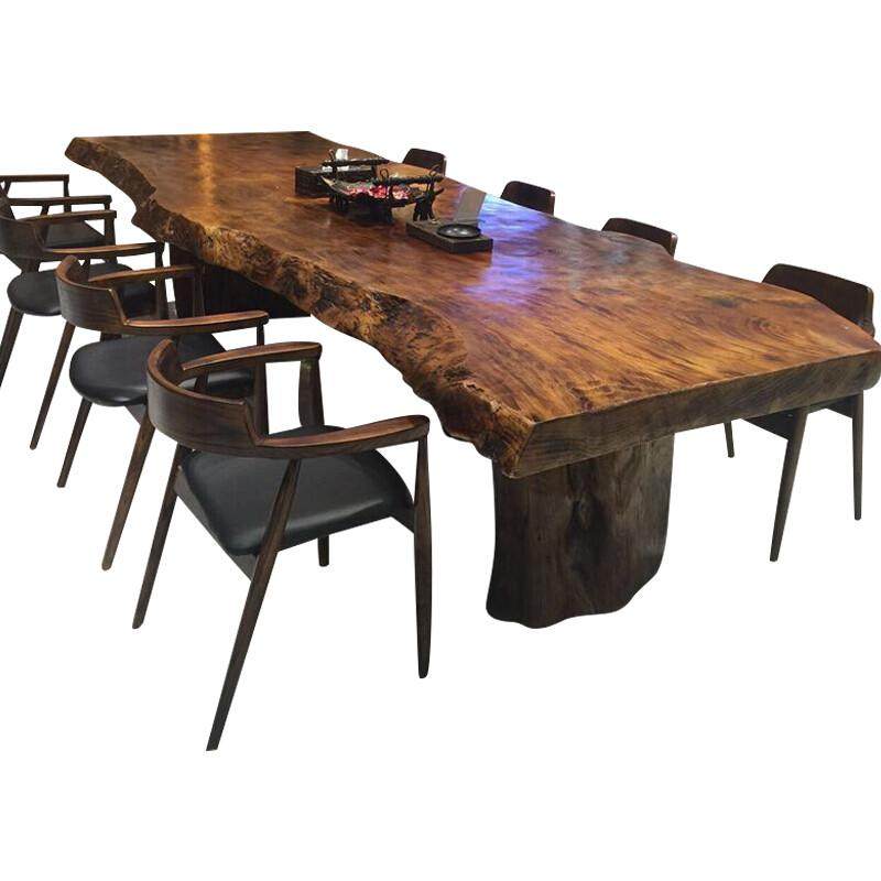 全实木自然边茶几中式办公接待大板泡茶桌椅组合禅意家用仿古茶台,住宅家具,家用茶台/茶桌,淘宝优惠券,粉丝福利购,淘宝优惠卷