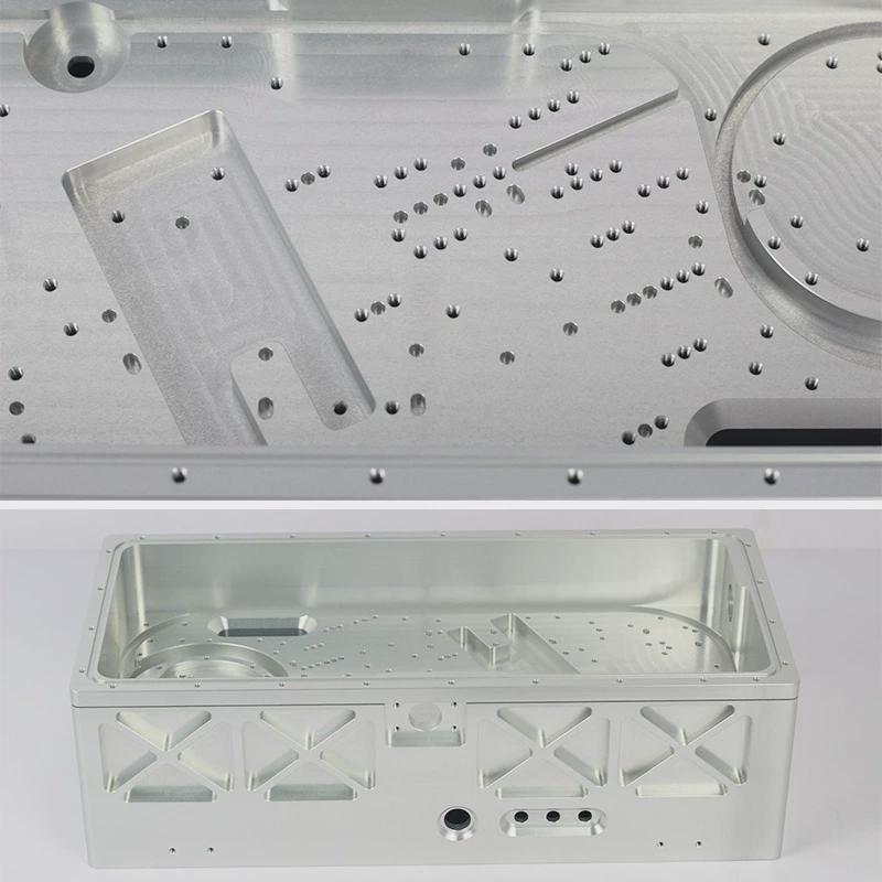 cnc机加工铣床全自动五金处理通讯机箱净化7075铝合金型材外壳体