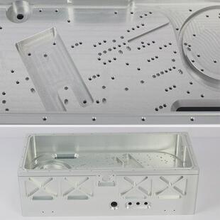 cnc机加工铣床全自动五金处理通讯机箱净化7075铝合金型材外壳体