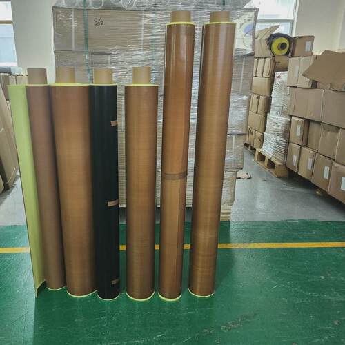 加宽铁氟龙胶带高温布加厚隔热防烫带绝缘耐磨布离型纸自粘带胶