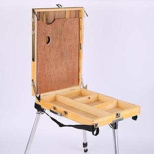 厂家直销铝合金手提画箱坚固耐用可伸缩铝合金油画箱脚脚画箱