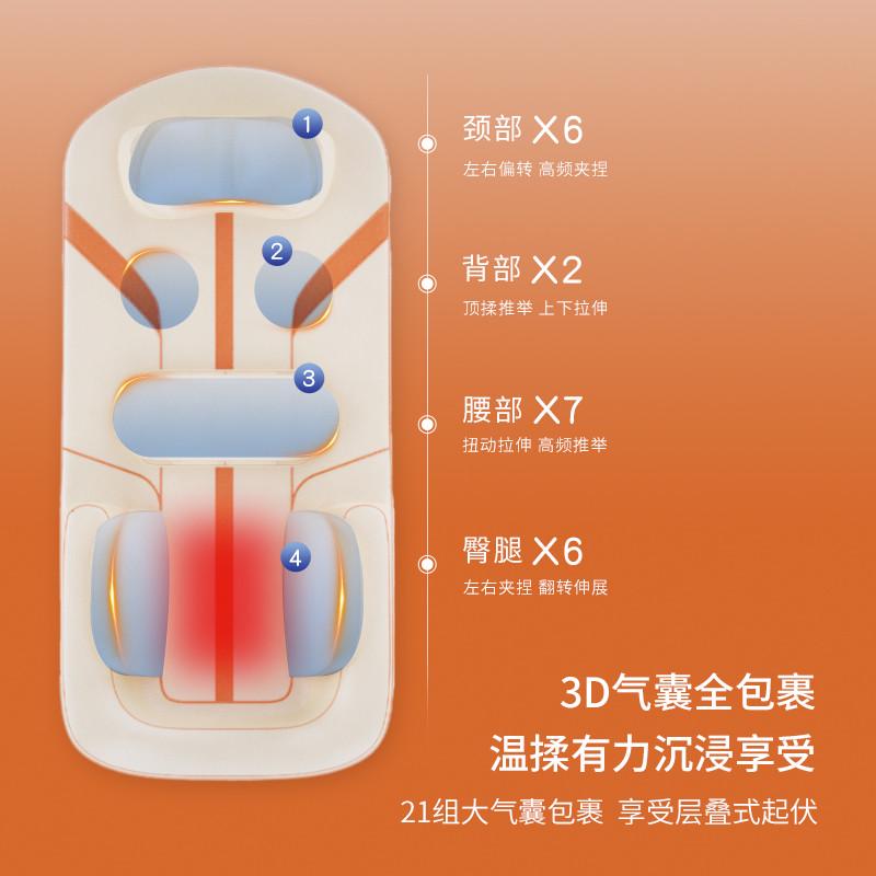 热销按摩垫全身按摩器电动气囊床垫人全身多功能背腰臀腿按摩仿真