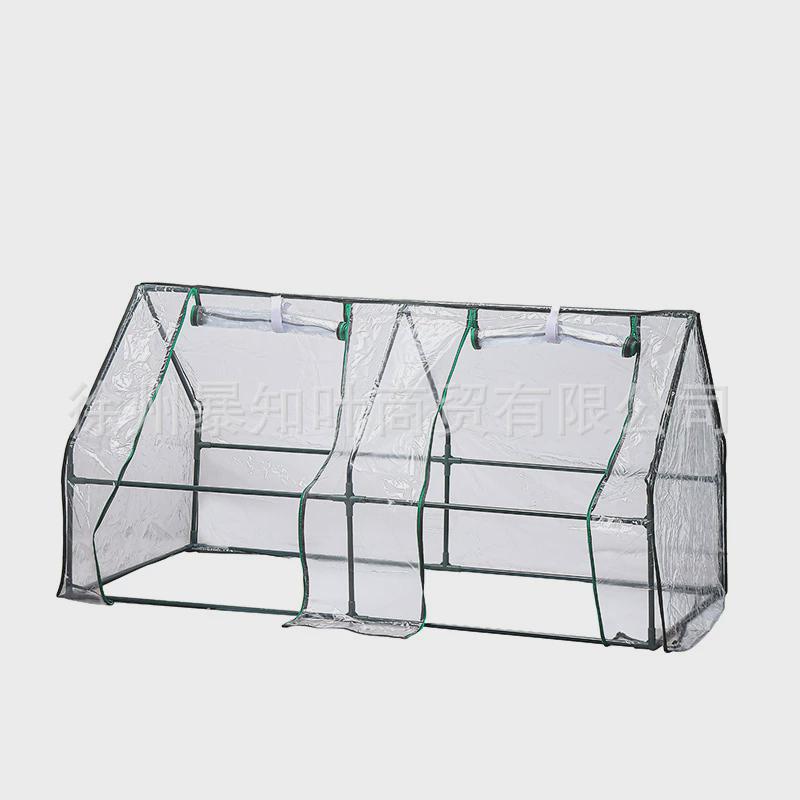 整套花园暖房外罩透明pvc外罩多肉植物遮阳花架棚花卉温室暖房花