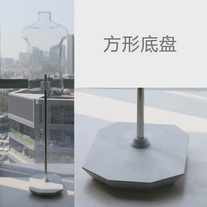透明假人上半身无头男模特道具男模特男模特架拍照3d镂空立体人台