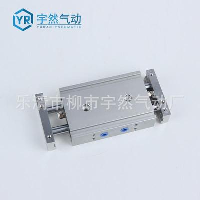 smc型双杆双轴双出精密推力气缸cxsw6/10/15/20/25大滑台小型气动