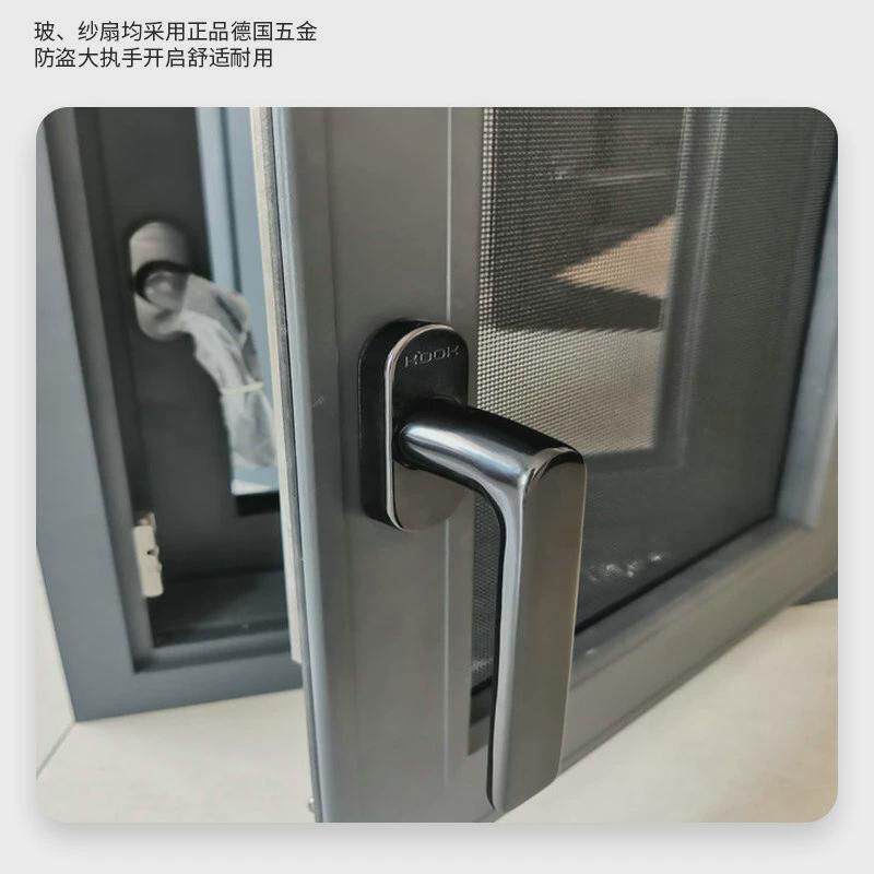 断桥平开推拉铝合金断桥隔音隔热别墅阳台窗户断桥窗户铝门窗门窗