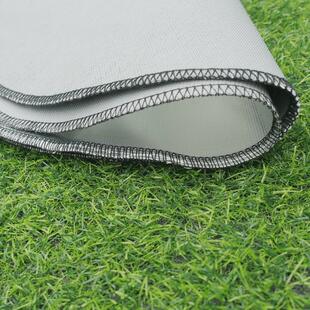 加厚圆形家用灰色地垫火炉硅胶玻璃纤维阻燃布野外烧烤灭火毯