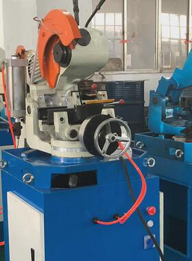 315B气动45°角切管机铁铜不锈钢管切管机半自动金属圆锯机现货