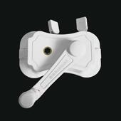 15n白色升降手摇晾衣架晾衣架阳台双杆手动晾衣杆室内自动晒衣架