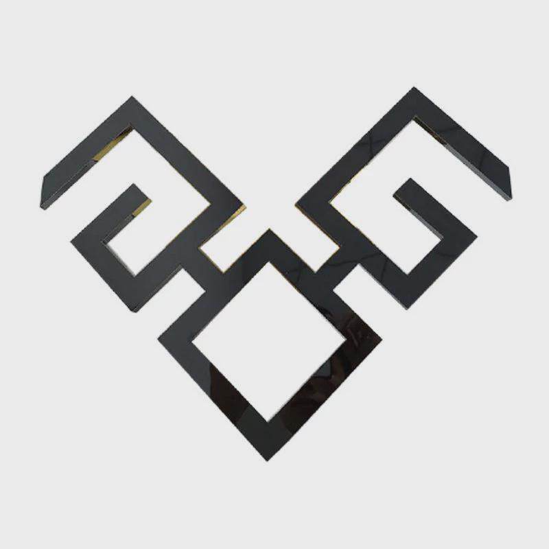 3zby批发不锈钢圆弧线条吊顶金属客厅弧形钛天花金包边背景装饰收