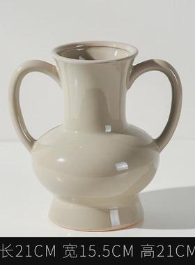 陶瓷花瓶高级感水培餐桌插花瓶客厅摆件家居饰品ins风装饰艺术瓶