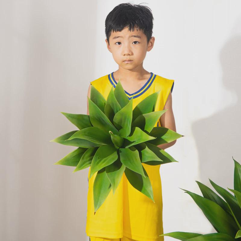 仿真龙舌兰多肉植物盆景人造虎皮兰空气植物剑麻手感剑兰家居软装