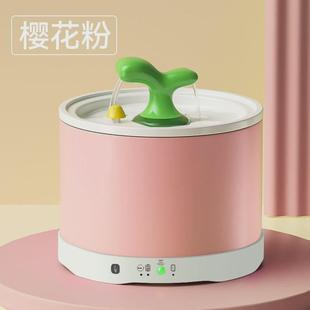 猫咪电动陶瓷加热饮水器活水自动循环喝水猫碗宠物饮水机狗狗用品