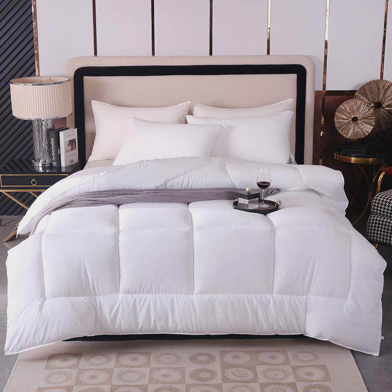 五星级酒店单双人空调被芯宾馆床上用品白色整张羽丝被子蓬松超软