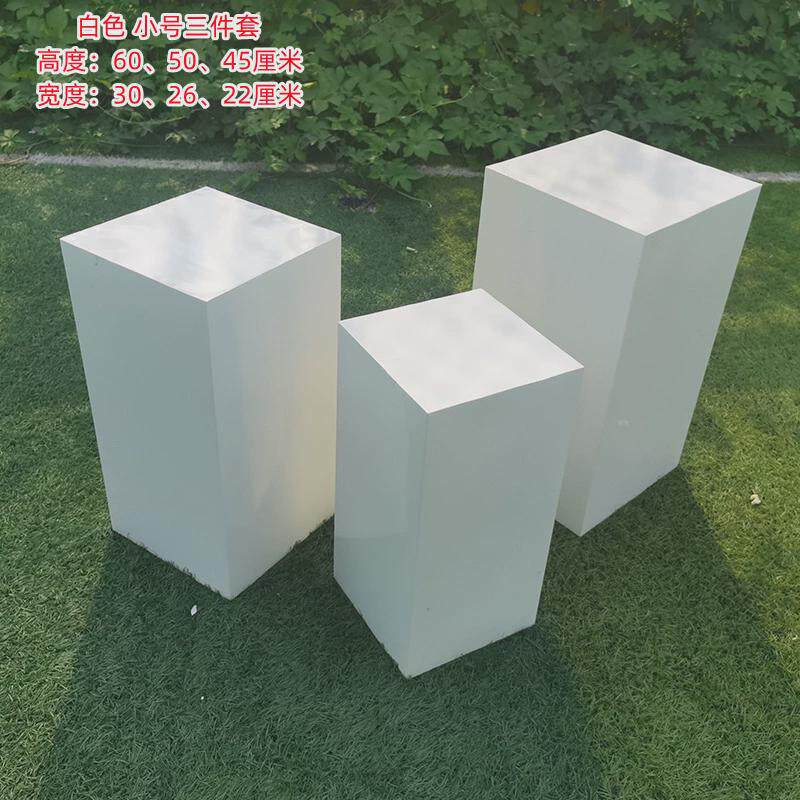 d铁艺!方柱甜品台柱子婚庆道具立柱展示台婚礼路引布置装饰摆件