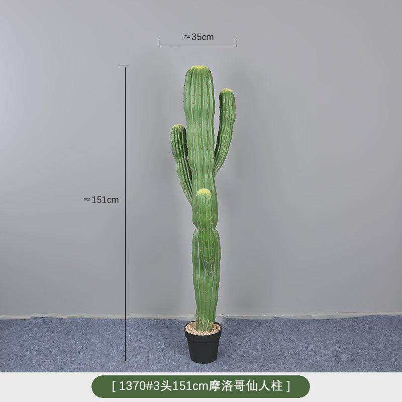 仿真仙人掌仙人柱球热带沙漠植物店铺橱窗装饰绿植盆栽摆件摩洛哥