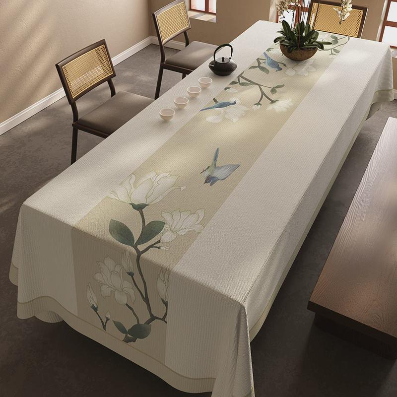 现代简约会议室长方形高档办公室桌布高级感布酒店会议桌长桌台布