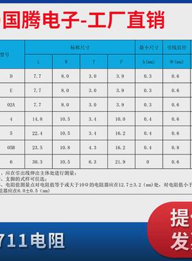 RJ711金属箔采样高精密无感电阻标准1/4W0.25W精度0.01％温漂1PPM