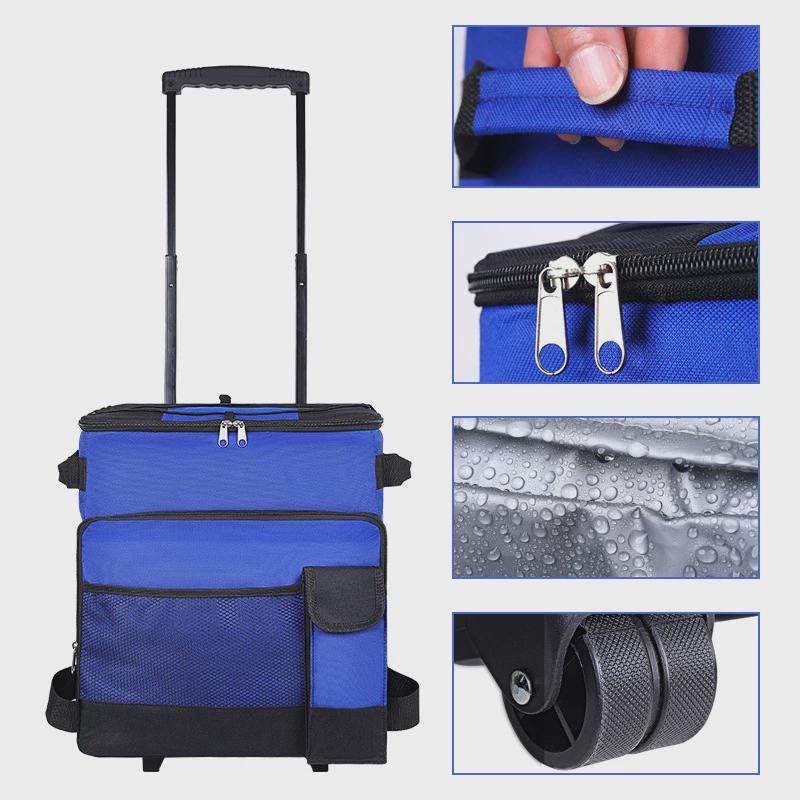 热销跨境好品质拉杆露营拖轮外卖保温箱冷藏摆摊大容量冰包户外野,厨房/烹饪用具,冰格/制冰袋,淘宝优惠券,粉丝福利购,淘宝优惠卷