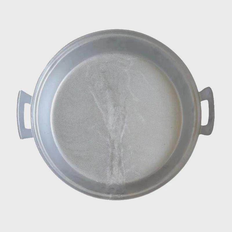 铝平底锅煎锅铝家用水煎包铝锅鏊子烙饼手工铸吕平锅加厚老式商用
