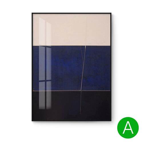 北欧玄关装饰画现代客厅拼接简约餐厅墙面抽象挂画色块几何卧室画