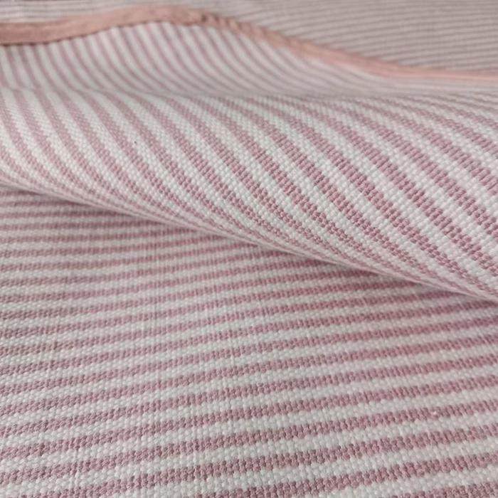 纯棉老粗布凉席加厚加密山东粗布条纹粉色全棉夏季床单枕套三件套,床上用品,床单,淘宝优惠券,粉丝福利购,淘宝优惠卷