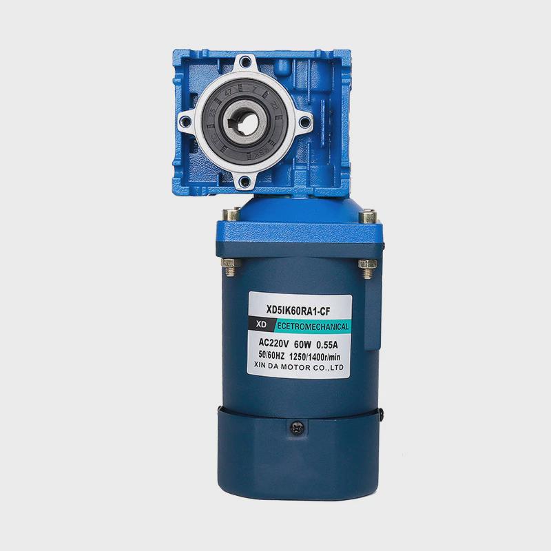 信达工厂60w蜗轮蜗杆减速电机单相220v交流调速电动机正反转马达