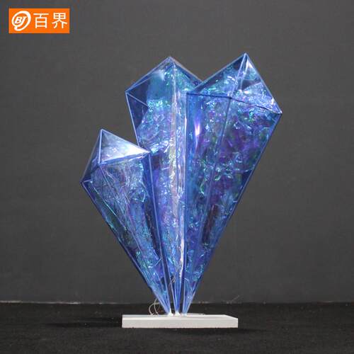百界铁艺婚庆道具创意水晶柱摆件挂件t路引海洋装饰婚庆星空婚礼