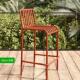 户外铁艺高脚桌凳子花园靠背椅子咖啡厅奶茶店吧台桌椅组合高庭院