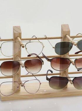 Multi Layers Wood Sunglass Display Racks Shelf Eyeglasses Sh