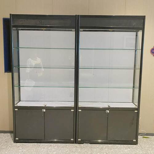 办公室展柜珠宝玻璃展示柜饰品陈列柜子货架产品柜展厅样品展示架