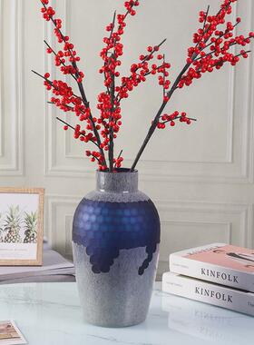 新中式禅意居家玻璃花瓶绿植水培插花瓶复古装饰桌面摆件批发