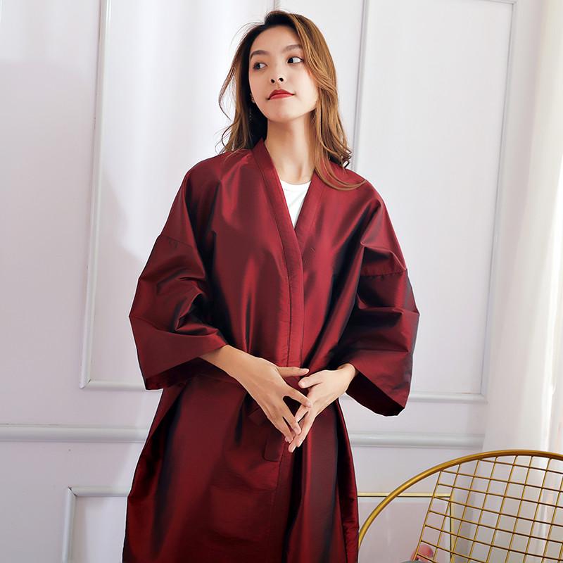 网红美发烫染客袍高档理发店顾客衣服焗油客服发廊工作服和服潮牌