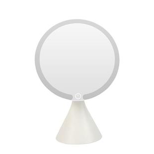 led化妆镜带灯充电智能小蛮腰高级感大圆镜桌面台式梳妆镜工厂店