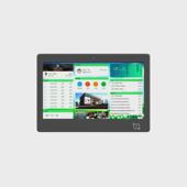 智慧校园侧面带灯电子班考勤人脸识别显示屏牌签到智能班牌一体机