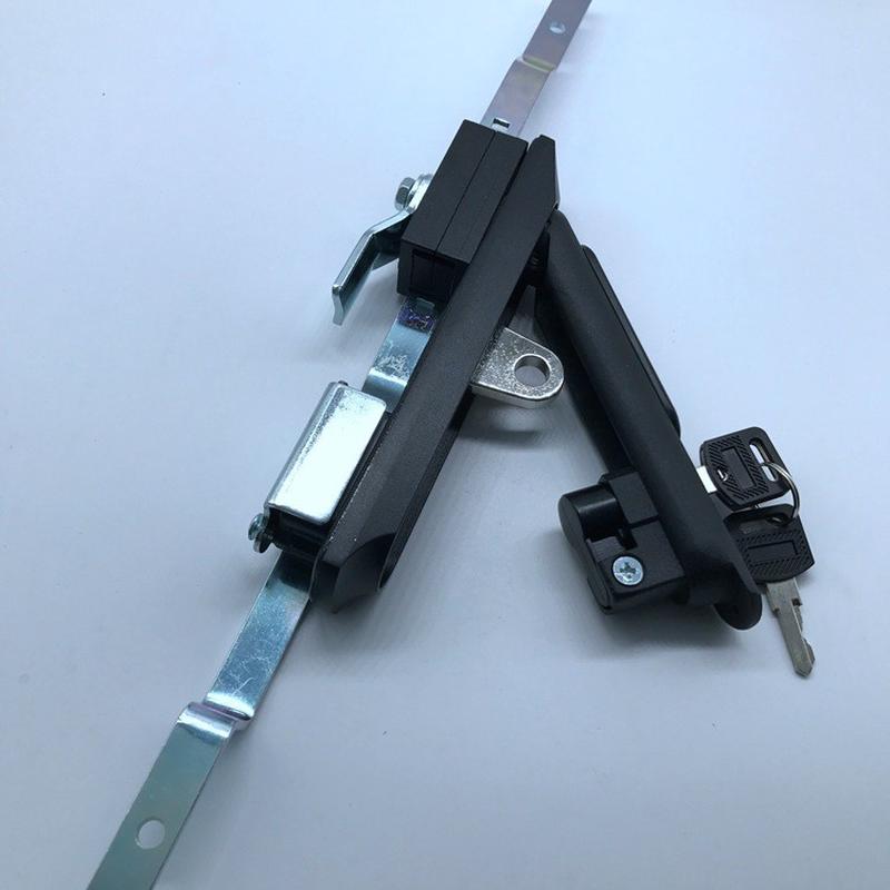 热销ms825-g黑带挂连杆锁，天地锁，电柜锁，配电箱门锁机箱，机