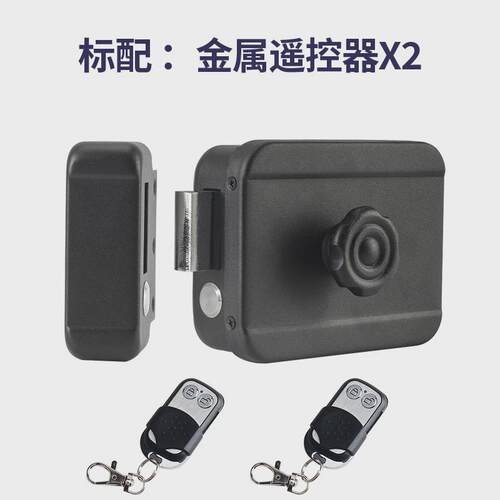 无线门锁家用隐形暗锁电子防盗锁密码智能大门锁刷卡手机遥控远程