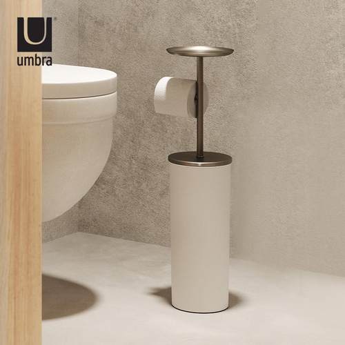 de7t卫生间卷纸架落地式置物架架别墅置地式厕纸免打孔纸