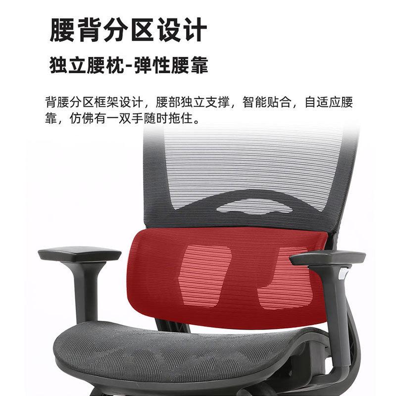 可躺办公椅人体工学座椅电脑椅舒适久坐家用宿舍学生靠背学习椅子