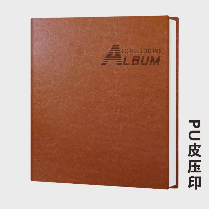 大尺寸自粘式覆膜相册收纳8开A3美术画作品公司合照片宣传资料册
