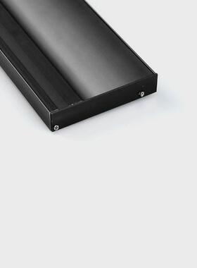 内嵌发光铝合金踢脚线明装贴脚线灯带led地脚线墙角线灯6/8公分高