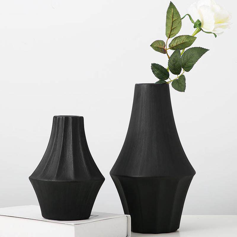 手工拉丝创意黑金色插花花器陶瓷花瓶电视柜样板间酒柜摆件,鲜花速递/花卉仿真/绿植园艺,花盆,淘宝优惠券,粉丝福利购,淘宝优惠卷