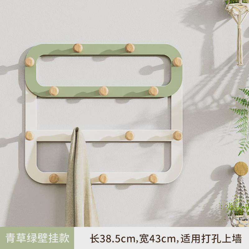 免打孔铁木创意门后挂钩多排卧室收纳整理门上挂衣架浴室衣服挂架,家装主材,挂钩/挂衣钩,淘宝优惠券,粉丝福利购,淘宝优惠卷