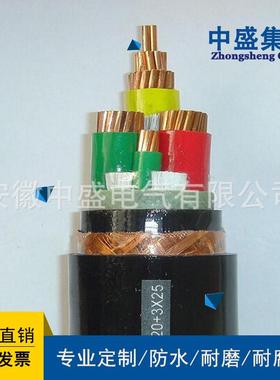 安徽中盛阻燃电缆变频器zr-bpyjvp3*240+1*120mm2