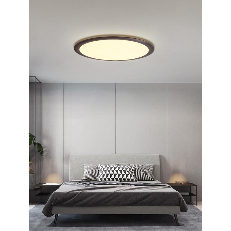 超薄吸顶灯led现代简约大气北欧圆形客厅灯时尚书房主卧室灯灯具