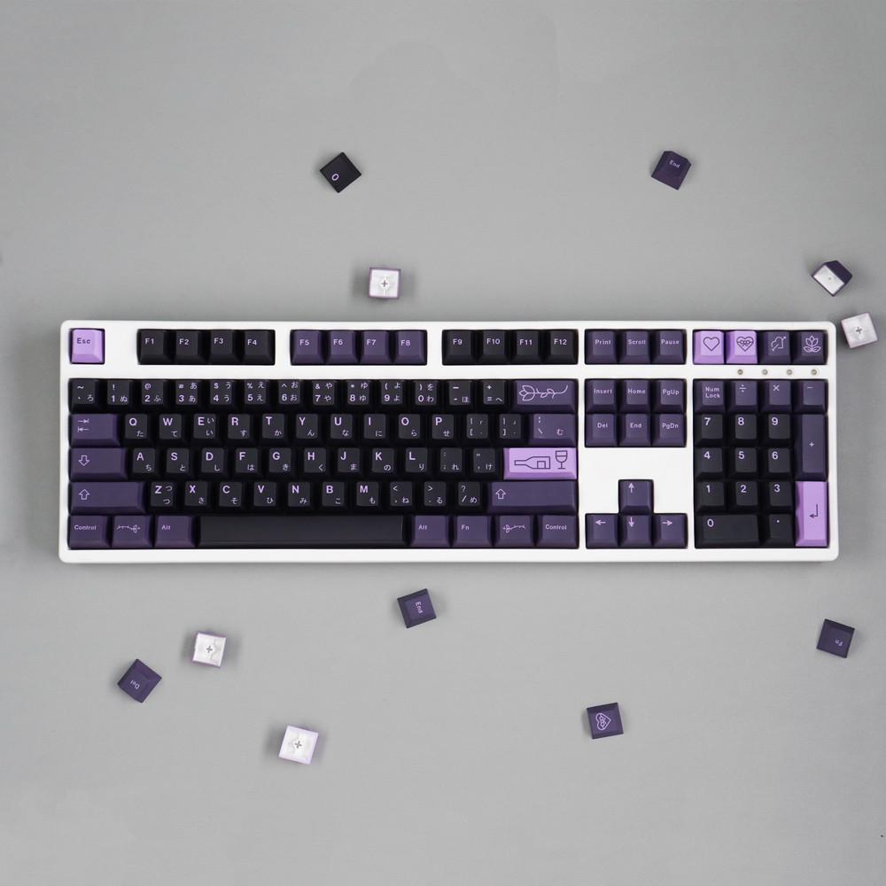 GMK First Love初恋日语键帽紫色原厂PBT热升华大全