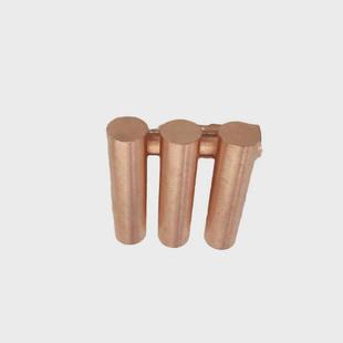 现货直销材棒錘模具攻实心圆柱t2紫铜棒加工折弯打孔放电牙