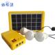 厂家直销led灯3w锂电太阳能小系统 太阳能照明灯 3灯泡高亮节能灯