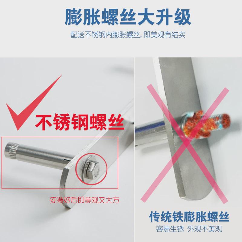 S588阳台晾衣杆固定式外伸侧墙晾衣架不锈钢外墙窗外晒衣杆壁式挂